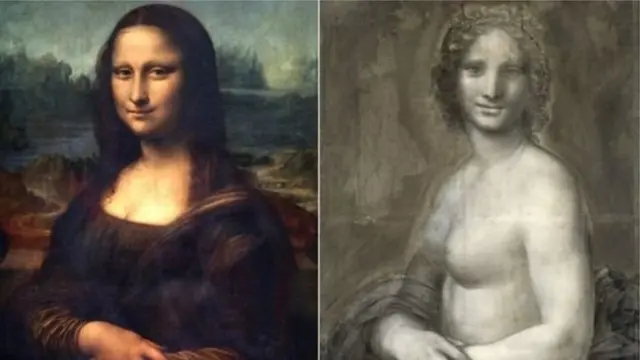 මෙහි දෙවෙනි රුව නිරුවත් 'මොනාලිසා' යයි පිළිගැනීමක් ඇත