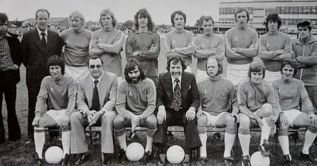 George Best in the Dunstable Team photo