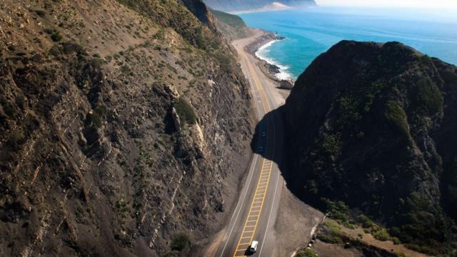 La autopista de la costa Pacífico en California