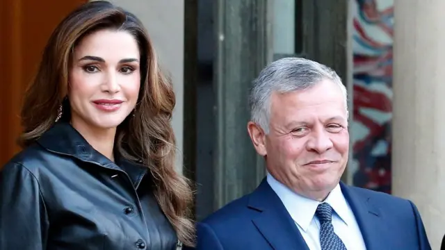 الملك عبد الله بن الحسين والملكة رانيا