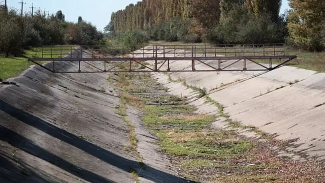 Північно-Кримський канал без води