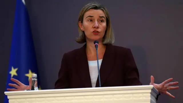 AB Dış İlişkiler ve Güvenlik Politikasından sorumlu Yüksek Temsilci Federica Mogherini