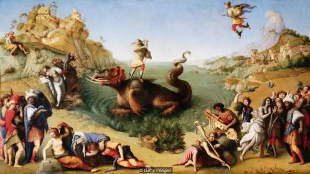 Dalam Perseus Membebaskan Andromeda karya Piero di Cosimo, sang putri digambarkan berkulit putih.