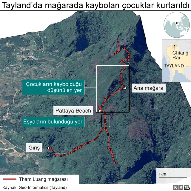 BBC Tayland haritası