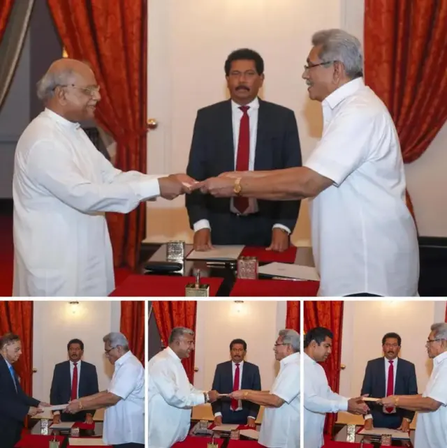 නව කැබිනට් අමාත්යවරු 04 දෙනෙක් දිවුරුම් දෙති