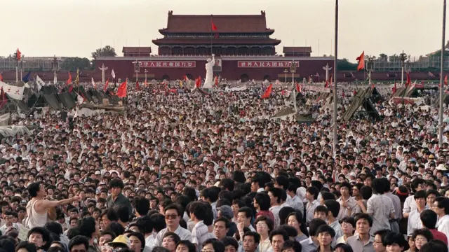 1989年6月2日的天安門廣場