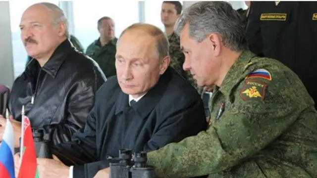 Лукашенко, Путін, Шойгу
