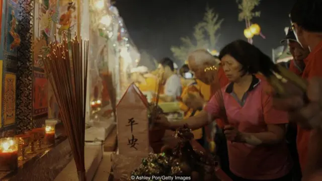 Ghost festival in Taiwan