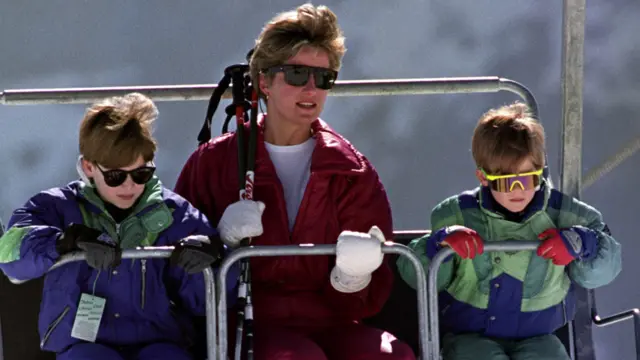 Принц Уильям, Диана и Принц Гарри