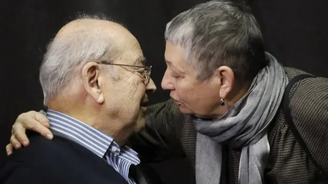 Зимин и писательница Людмила Улицкая, 2019 год