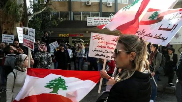 مظاهرات في لبنان