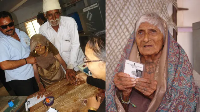 અજીબા લોકશાહીનું અજવાળું : ગુજરાતમાં સૌથી વયોવૃદ્ધ મતદાર 115 વર્ષનાં અજિબેન ચંદ્રવડીયાએ પણ મતદાન કરી લોકશાહીને અજવાળી હતી