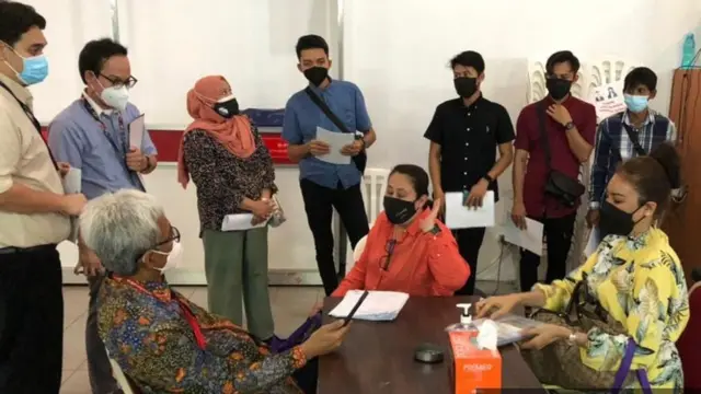 Pekerja migran Indonesia di Malaysia.