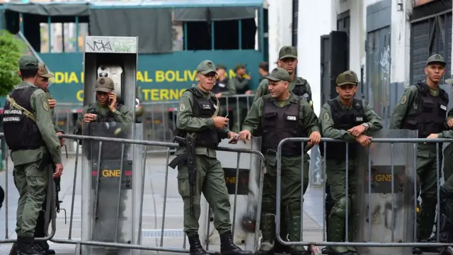 Efectivos de la Guardia Nacional