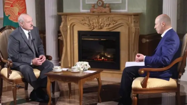 Во время интервью Лукашенко Гордону