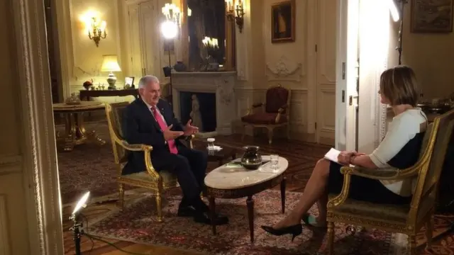 Lucy Hockings ve Binali Yıldırım