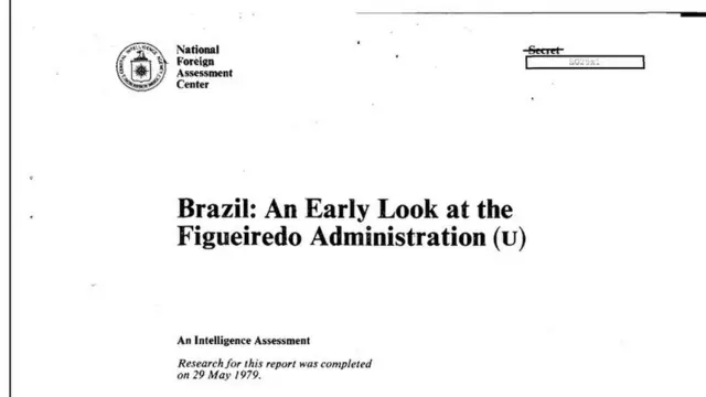 Documento do governo americano