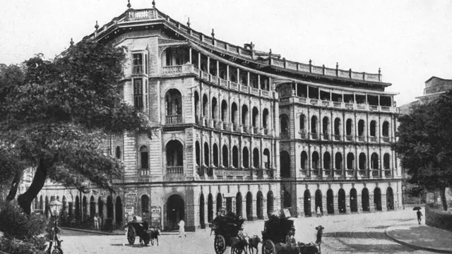 મુંબઈ શહેરનું જૂનું દૃશ્ય