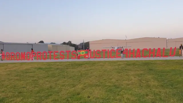 Ergaa balali'aa ture keessaa #OromoProtests Justice 4 Hachalu