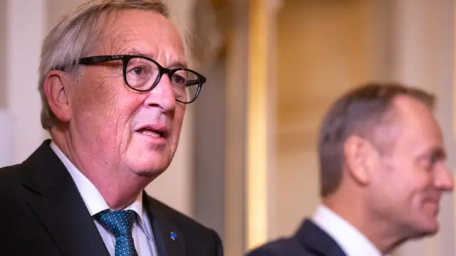 Jean-Claude Juncker y Donald Tusk