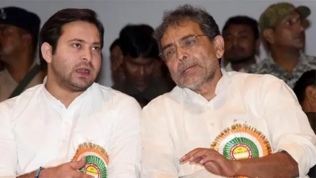 तेजस्वी यादव और उपेंद्र कुशवाहा