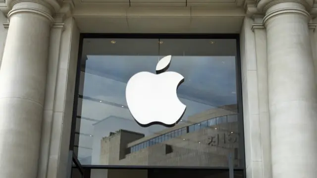 Imagem mostra o logo da Apple