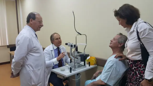 Григорий на осмотре после операции