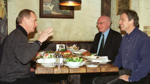 Путин и Блэр