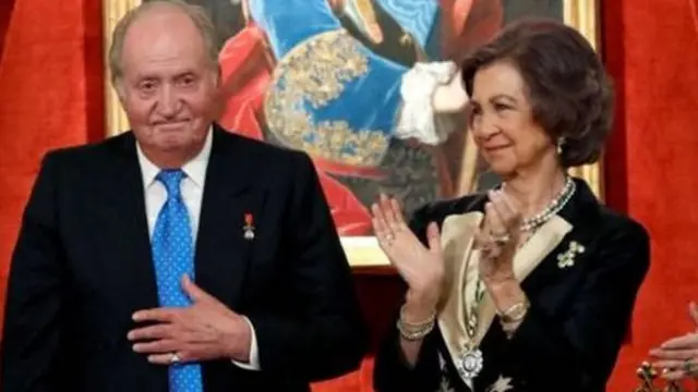 خوان كارلوس مع الملكة صوفيا