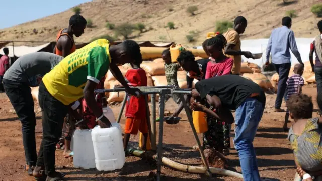 صور من حياة اللاجئين الإثيوبيين في السودان