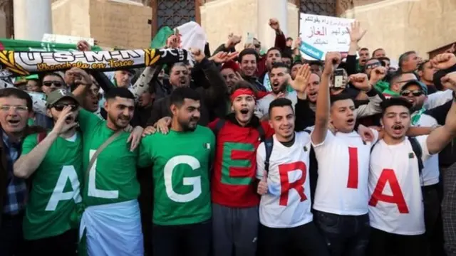Waandamanaji wanaopinga utawala wa rais Abdelaziz Bouteflika