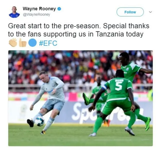 Rooney dhidi ya Gor Mahia