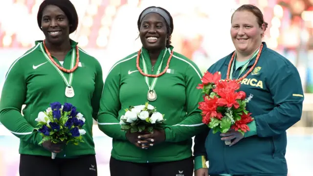 Awọn obinrin ikọ ere idaraya naijiria to gba ami ẹyẹ