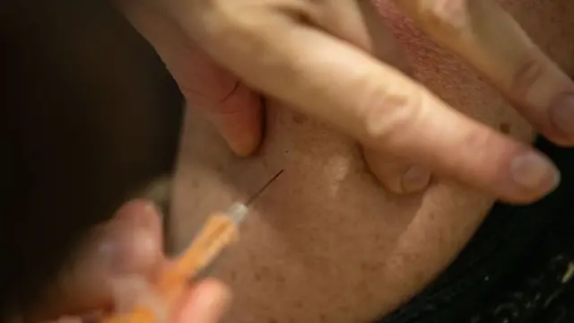 AZ vaccine being given in London