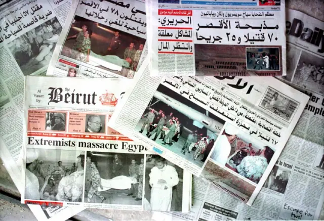 لقيت مذبحة الأقصر اهتماما عالميا بسبب عدد الضحايا.