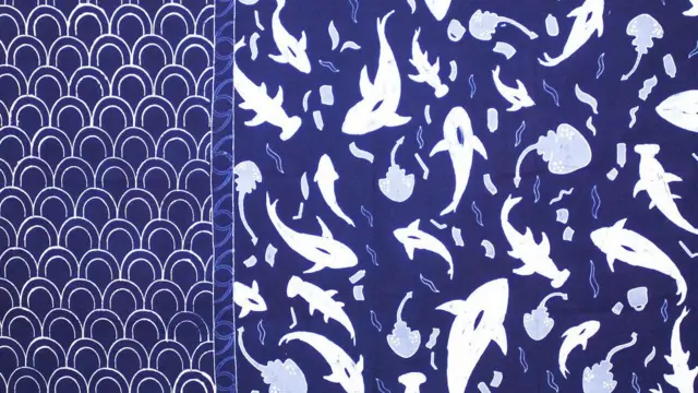batik, laut