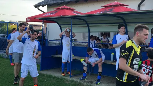 играчи НК Загреб 041 након утакмице