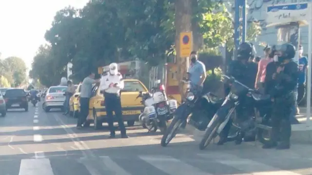 حضور نیروهای امنیتی در ارومیه