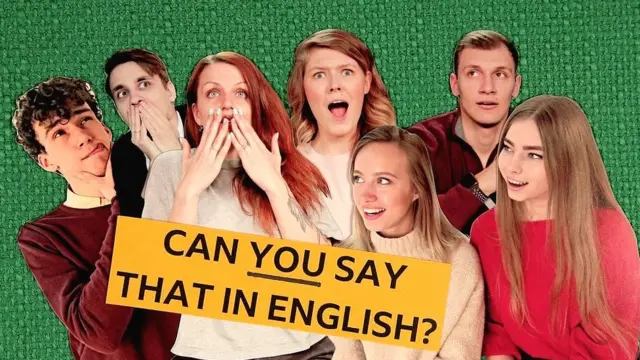 Can you say that in English? (заставка серии "Английский язык на каждый день") / Бесплатный проект Би-би-си: уроки английского, видео, аудио, лайфхаки, тесты и викторины "Проверь себя"