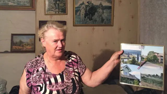 Жительница села Мстинский мост Марья Петровна