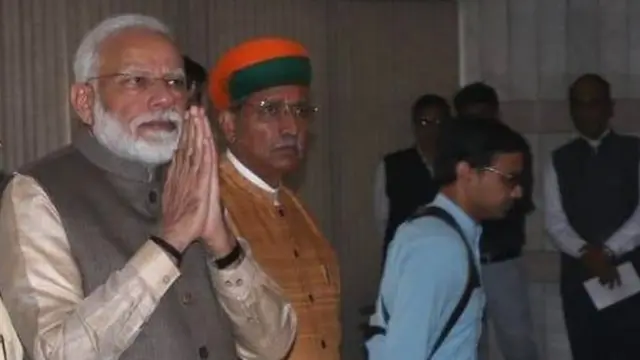 नरेंद्र मोदी और अर्जुन मेघवाल