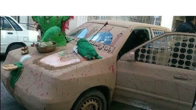 تزیینات ماشین برای محرم