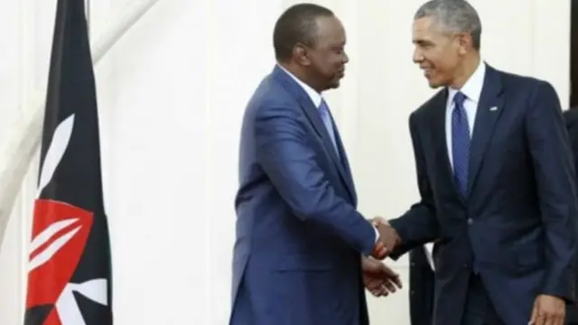 Rais Uhuru Kenyatta atamkaribisha Obama katika ikulu punde atakapowasili Kenya