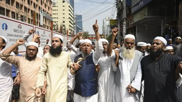 Protesta contra los ataques de Christchurch en Bangaldesh