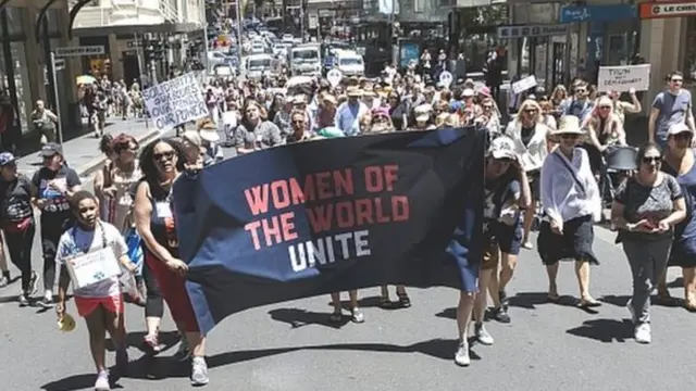 महिलाओं का प्रदर्शन