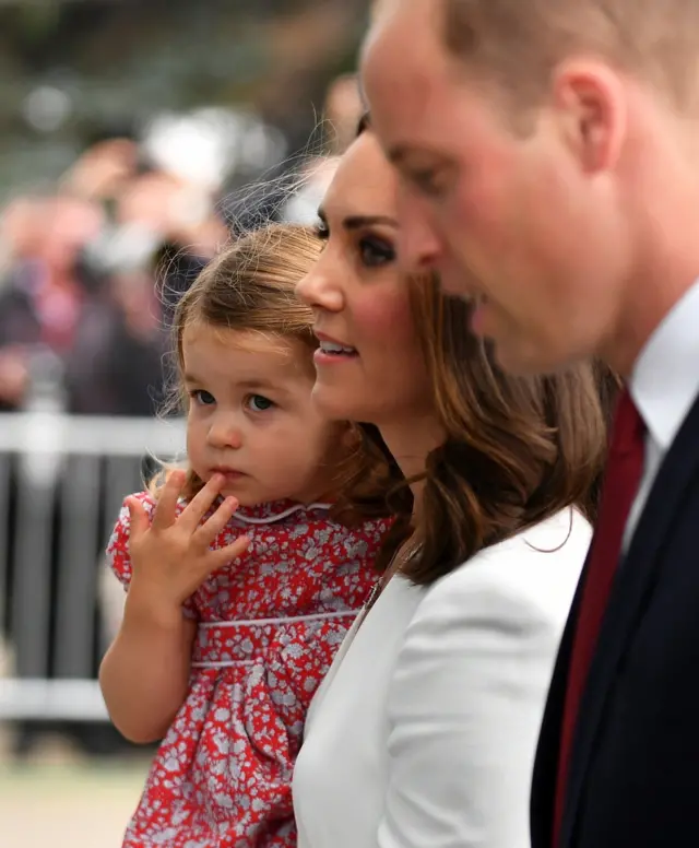 Шарлотта, Кейт и Уильям