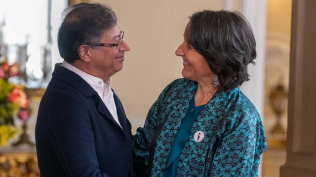 Gustavo Petro y María Gaitán Valencia