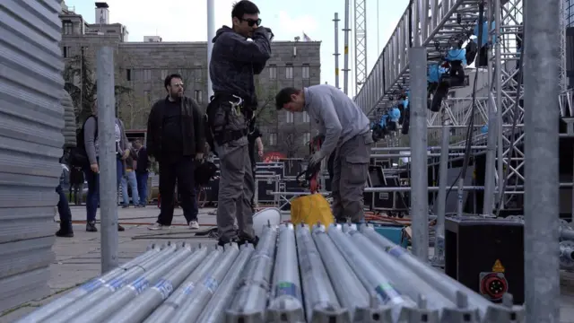 Pripreme za miting 19. aprila