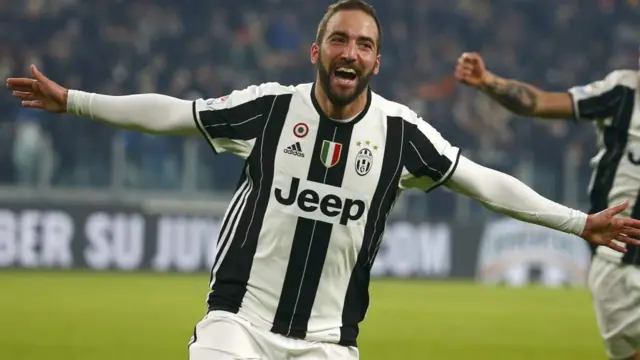 Mshambuliaji wa Juventus Gonzalo Higuain