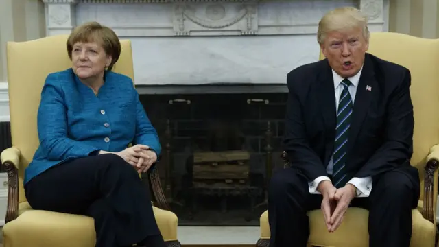 Merkel y Trump